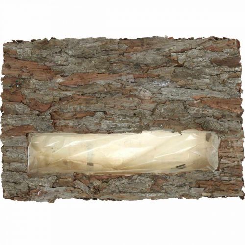 daiktų Dekoratyvinis padėkliukas su augaline pušies žieve 45×30cm H6cm