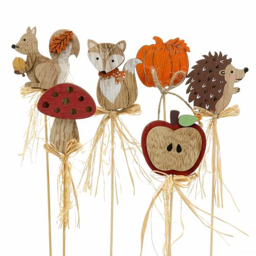 Floristik24 Augalų kamšteliai rudens asortimentas 12vnt