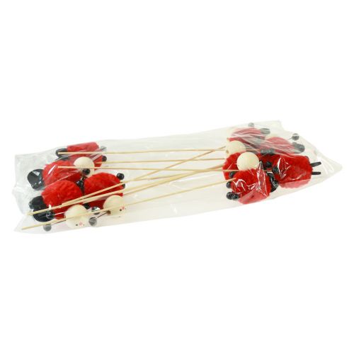 daiktų Plant Plug Ladybug Decoration Gėlių Kištukas 27,5cm 9 Vnt