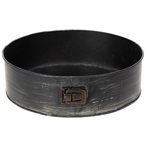 daiktų Vazonas, dekoratyvinė kepimo forma, nuimama sodinimo forma, metalinė dekoracija Ø24cm, aukštis 7,5cm