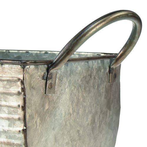 Floristik24 Metalinis sodintuvo latakas L44cm/37,5cm rinkinys iš 2 vnt
