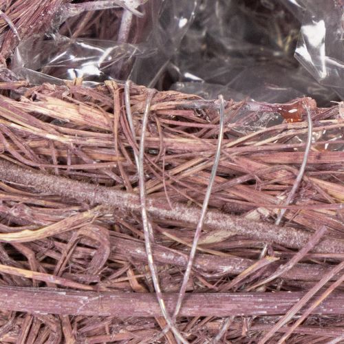 Širdelės formos dubuo su šakelėmis ir folijos įdėklu gėlių kompozicijoms, 14 cm, 2 vnt. | Floristik24.lt