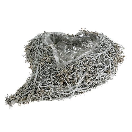 daiktų Sodinamoji širdelė balta širdelė sodinimui 38×32×7,5cm
