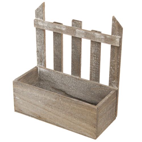 daiktų Planter Medinė mini gėlių dėžutė L22/25cm 2 vnt. rinkinys