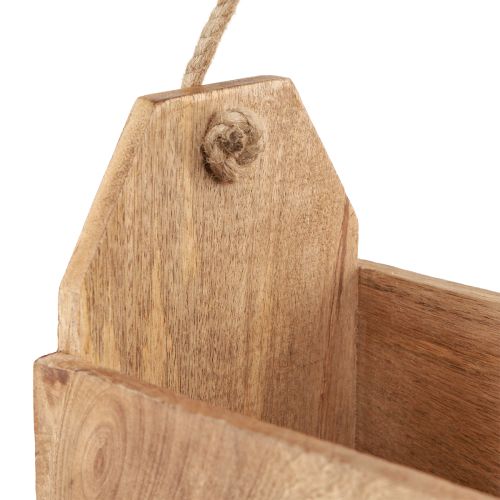 daiktų Natūralaus medžio džiuto sodintuvas su rankena 35x16x21,5cm