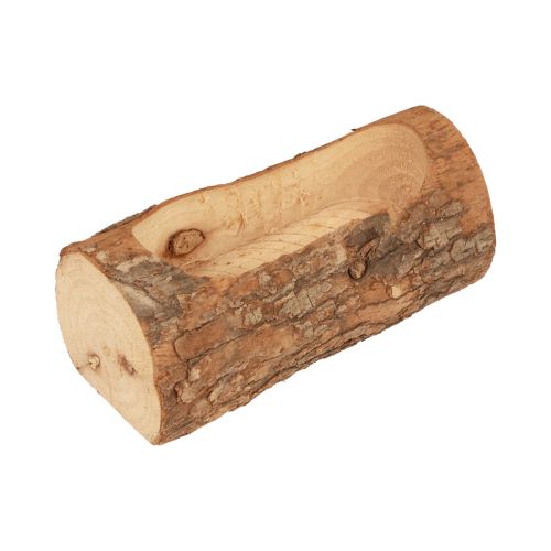 Floristik24 Augalų dėžutė medinė dekoratyvinė kaimiška natūrali 20cm×8,5cm×7,5cm