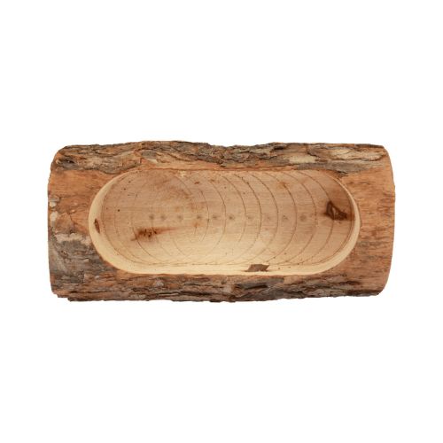 Floristik24 Augalų dėžutė medinė dekoratyvinė kaimiška natūrali 20cm×8,5cm×7,5cm