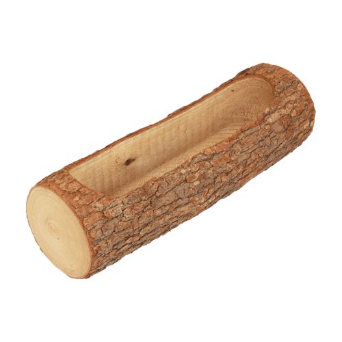 Floristik24 Augalų dėžutė medinė dekoratyvinė kaimiška natūrali 30cm×10,5cm×8cm
