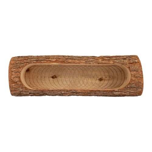Floristik24 Augalų dėžutė medinė dekoratyvinė kaimiška natūrali 30cm×10,5cm×8cm