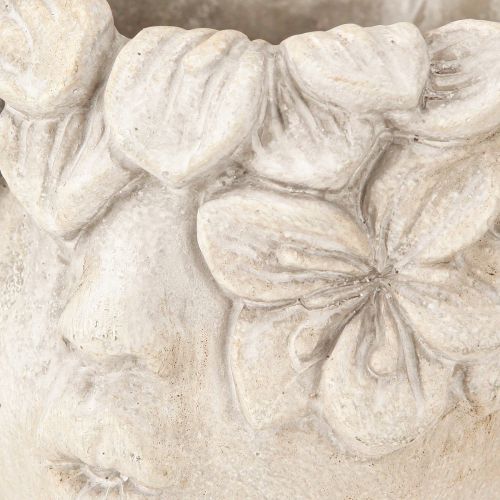 daiktų Augalų galvutė vazonas betoninis atrodo mergaitės galva H13,5cm