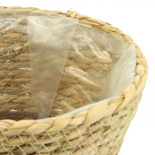 Floristik24 Augalų krepšelis sodintuvas jūržolių krepšelis deco nature Ø19cm H16cm