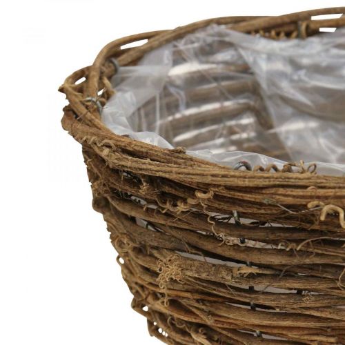Floristik24 Augalų krepšelis gėlių vazonas kaimiškų vynmedžių Ø20/25/28cm rinkinys iš 3