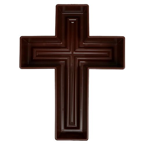 Augalinis kryžius Rudas 38cm x 50cm, 1vnt