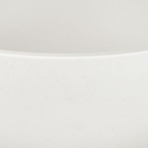 daiktų Augalų vazonas, plastikinis, apvalus, baltas, Ø25 cm, aukštis 12 cm
