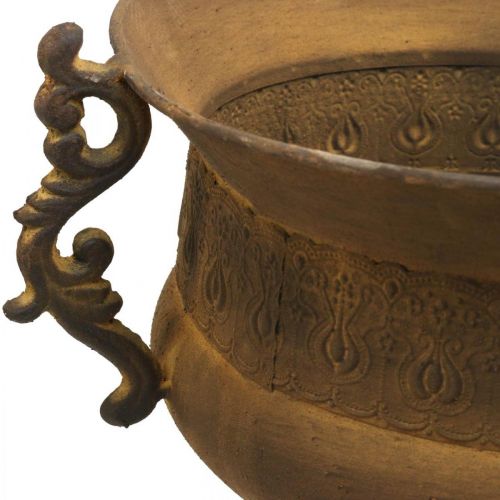 Floristik24 Planter rust look puodelio vaza didelė metalinė Ø29cm H39cm