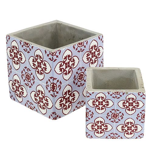 Floristik24 Vazonas su rytietišku raštu 8cm x 8cm / 11cm x 11cm