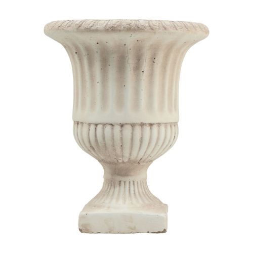 Floristik24 Augalų vazonas trofėjus betoninis dekoratyvinis gėlių vazonas senovinis Ø19cm H24cm