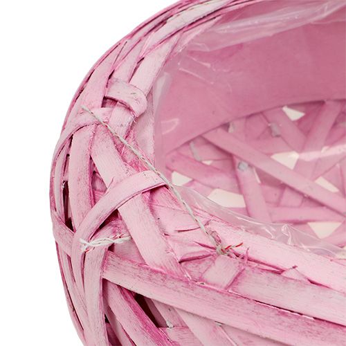 Floristik24 Sodinimo dubuo rožinis Ø25cm H9cm