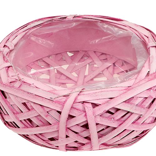 Floristik24 Sodinimo dubuo rožinis Ø25cm H9cm