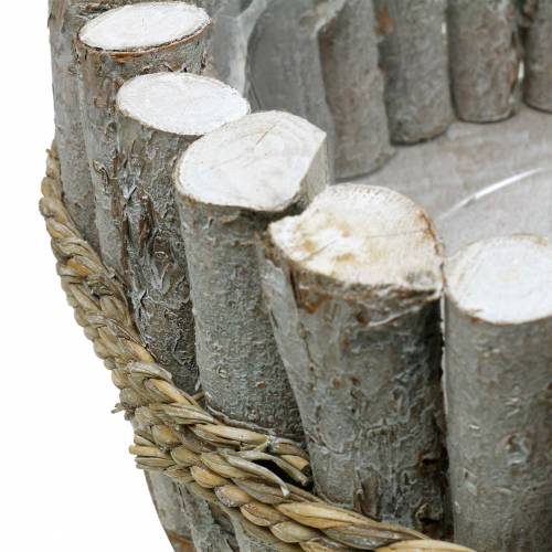 Floristik24 Sodinamosios dubuo iš šakų Ø33cm H13cm