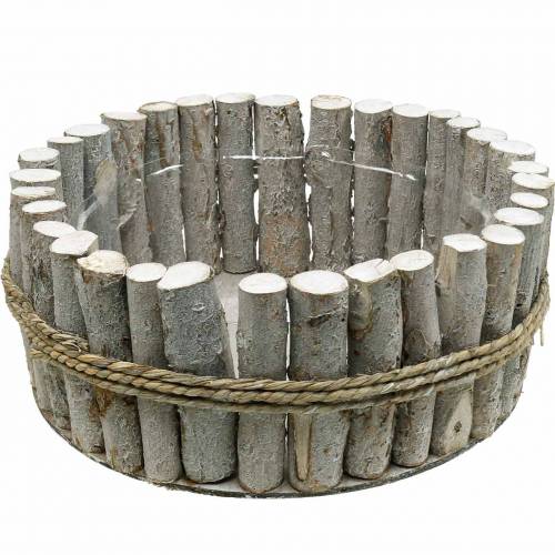 Floristik24 Sodinamosios dubuo iš šakų Ø33cm H13cm