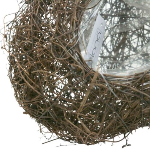 daiktų Augalų dubuo širdies kapinės, vynmedžių širdis sodinimui 26cm