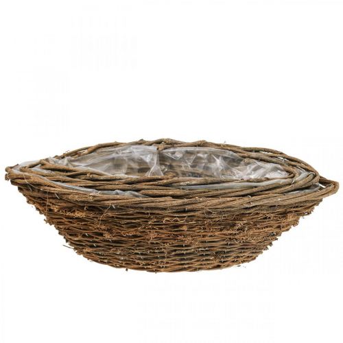Floristik24 Augalų dubuo augalų krepšelis vynmedžių krepšelis L35/42/46cm rinkinys iš 3