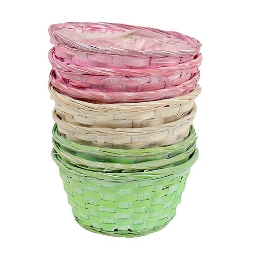 daiktų Augalų dubuo apvalus Ø20cm spalvingas 8 vnt