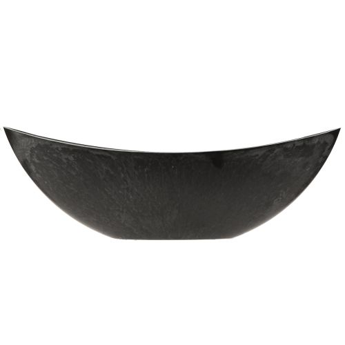 daiktų Augalinės valties plastikinis antracitinis dubuo 28×9×9cm 3vnt