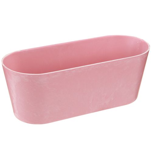 daiktų Sodinimo valties sodinimo dubuo ovalus rožinis 27×11×10cm 3vnt