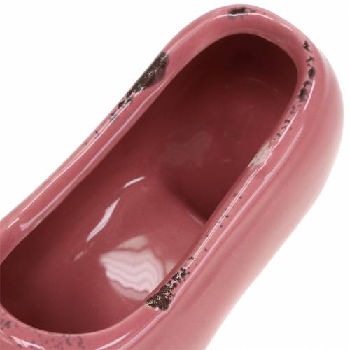 daiktų Planter moteriški batai keramikiniai rožiniai, rožiniai, kreminiai asorti 14 × 5 cm A7 cm 6 vnt.