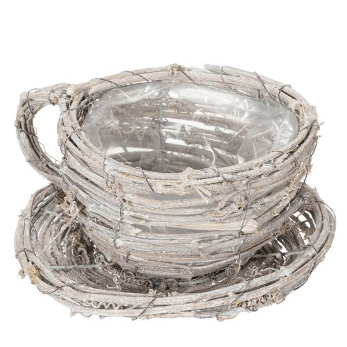 daiktų Arbatos puodelis iš natūralios medžiagos su kaimišku žavesiu išskirtinei interjero dekoracijai 13 cm