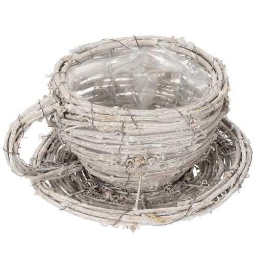 daiktų Arbatos puodelis iš natūralios medžiagos su kaimišku žavesiu išskirtinei interjero dekoracijai 13 cm