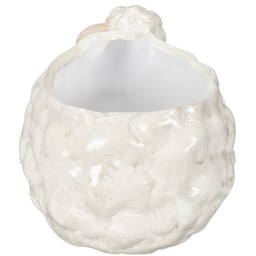 daiktų Avies formos keraminis vazonas, dekoratyvinis augalų dubuo sodui ir namams, 2 dalys