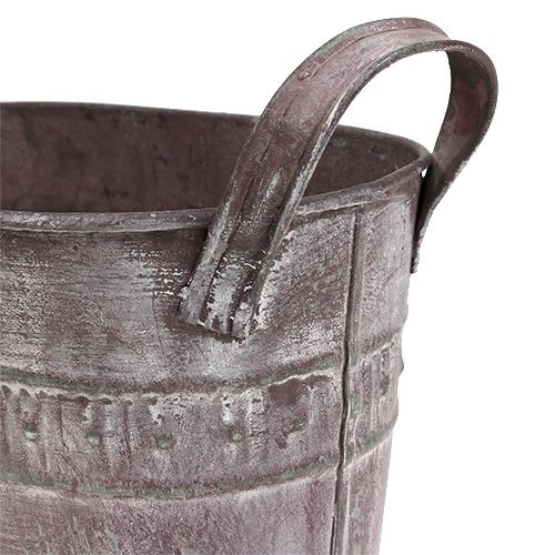 Floristik24 Augalų vazonas ovalus 20cm x 12cm H14cm violetinis
