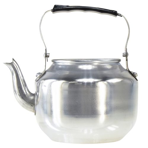 daiktų Metalinis dekoratyvinis vandens ąsotis sidabrinis vintage Ø15cm