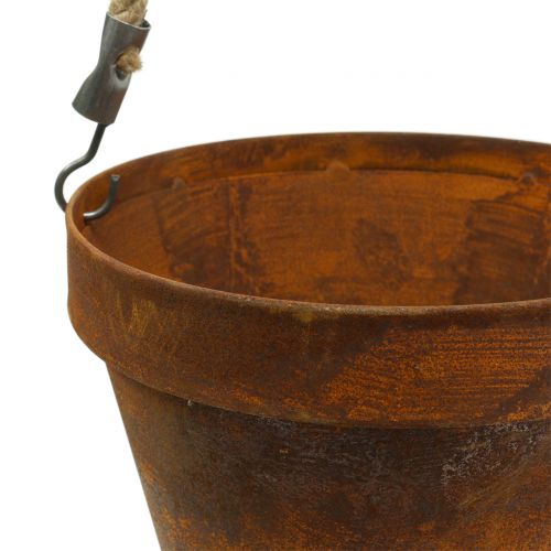 Floristik24 Vazonas pakabinamoms grotelėms Ø20cm H19cm