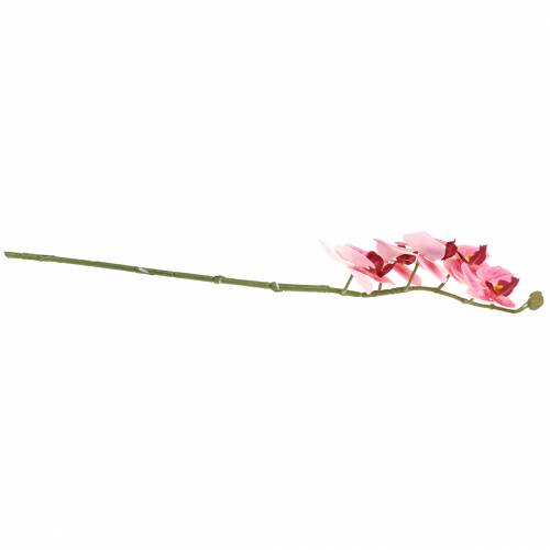 Floristik24 Dirbtinė orchidėjos šakelė Phaelaenopsis Pink H49cm