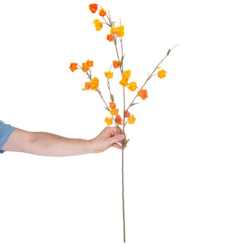 Dirbtinis kiniškas žibintas, fizalis su žiedais, 95 cm | Floristik24.lt