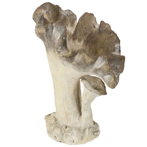 Grybų dekoracija, lieto akmens figūrėlė, sodo dekoracija, pilka, 18 × 16 × 25 cm