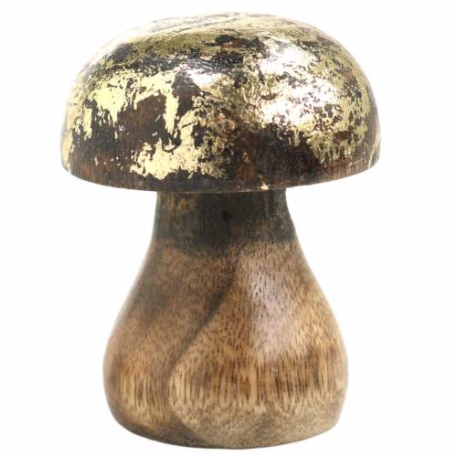 Floristik24 Medinis grybas auksinis, natūralus mango medis Ø5cm A6,5cm 4vnt