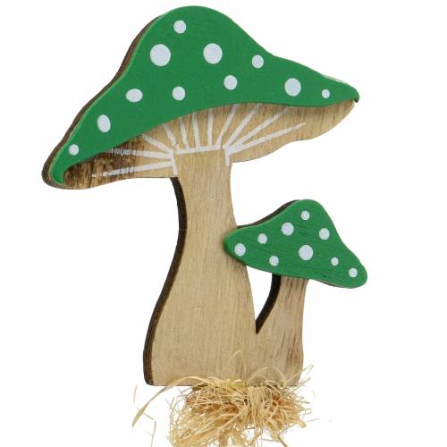 Floristik24 Dekoratyvinis kištukas rudeninis grybas asorti H28cm 12vnt
