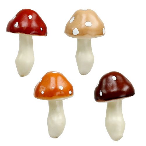 Floristik24 Grybai 3cm x 5cm ant vielos 48 vnt