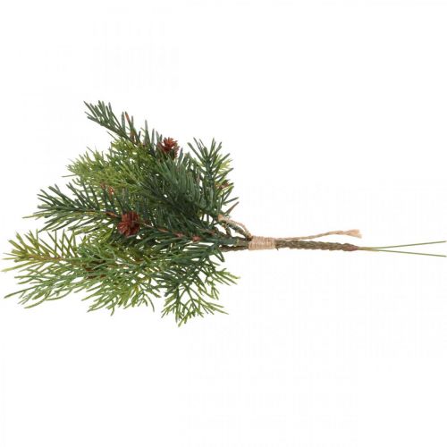 Floristik24 Deco šakelės Kalėdinės pušies šakelės dirbtinės 31cm 2vnt