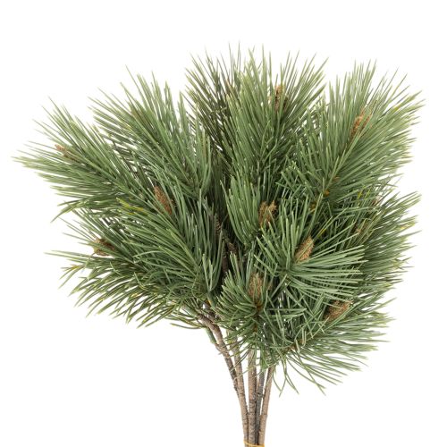 Dirbtinių pušies šakų dekoratyvinis ryšulėlis kompozicijoms 39cm 6vnt. pirkti | Floristik24.lt