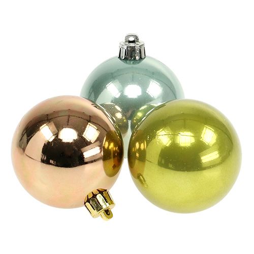 Floristik24 Plastikinis rutulys Ø6cm įvairių spalvų. 10 vnt