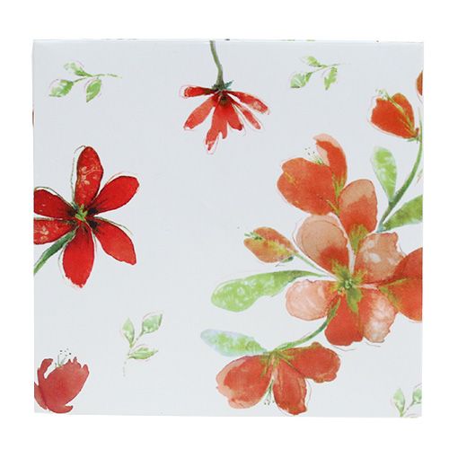 Floristik24 Popierinis maišelis 12cm x 12cm su raštu 8vnt