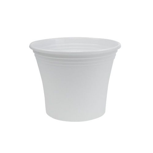 Plastikinis puodas “Irys” baltas Ø15cm H13cm 1 vnt