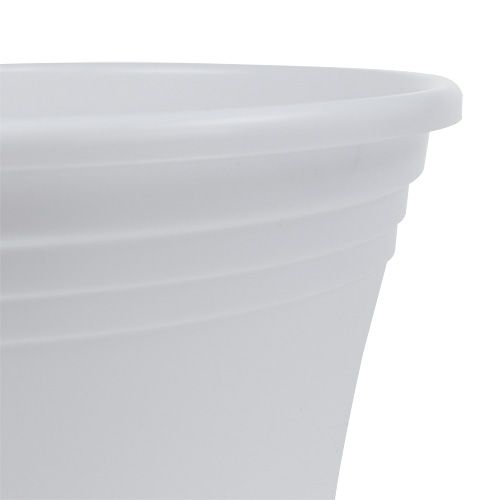 daiktų Plastikinis puodas “Irys” baltas Ø17cm H14cm 1 vnt