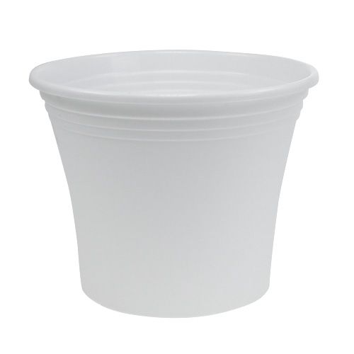 Floristik24 Plastikinis puodas “Irys” baltas Ø22cm H18cm 1 vnt